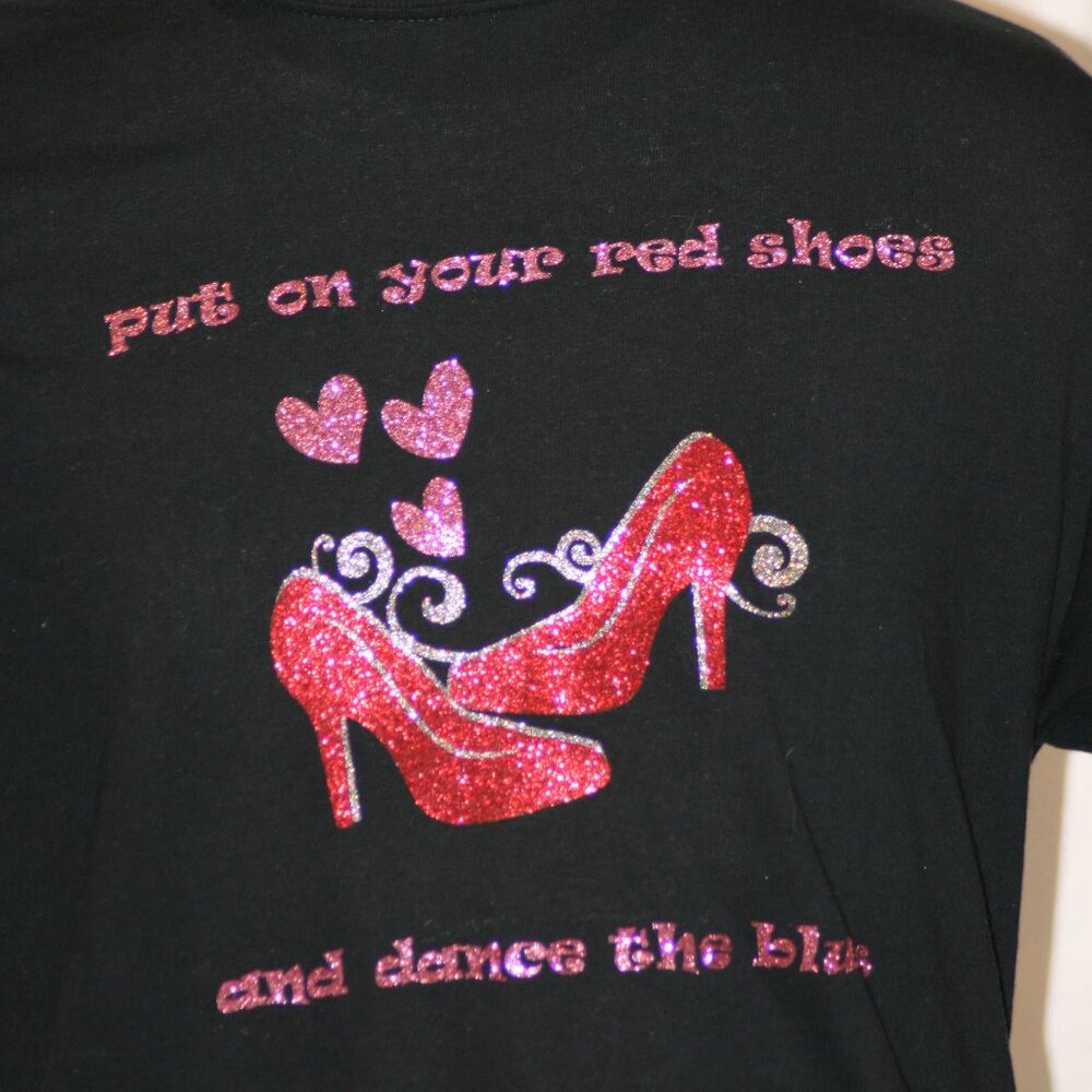 Red shoes T--shirt
